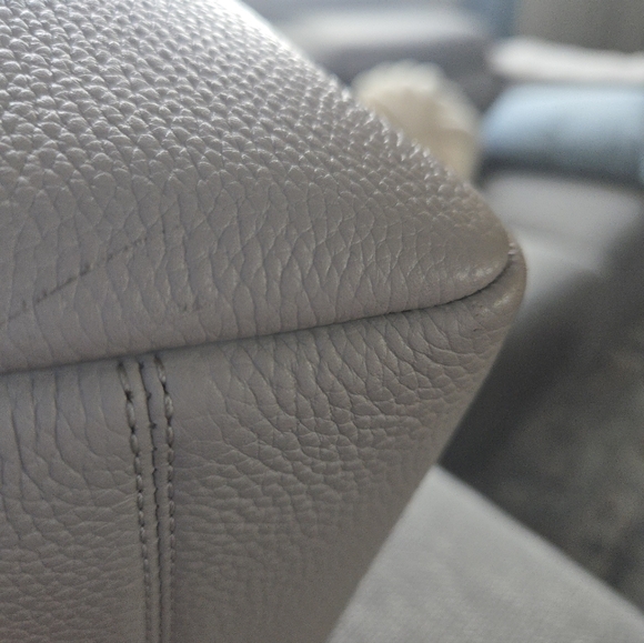 Kate Spade Knott Medium Satchel – Pebbled Leather (Neutral Taupe/Grey) - Picture 9 of 17